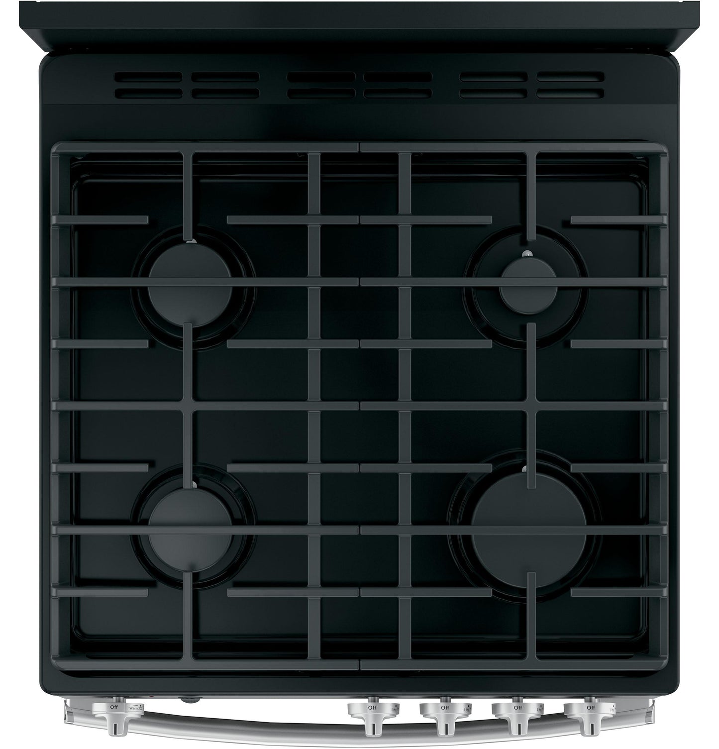 GE APPLIANCES JGAS640RMSS Ge 24"" Steam Clean Free-standing/slide-in Gas Range