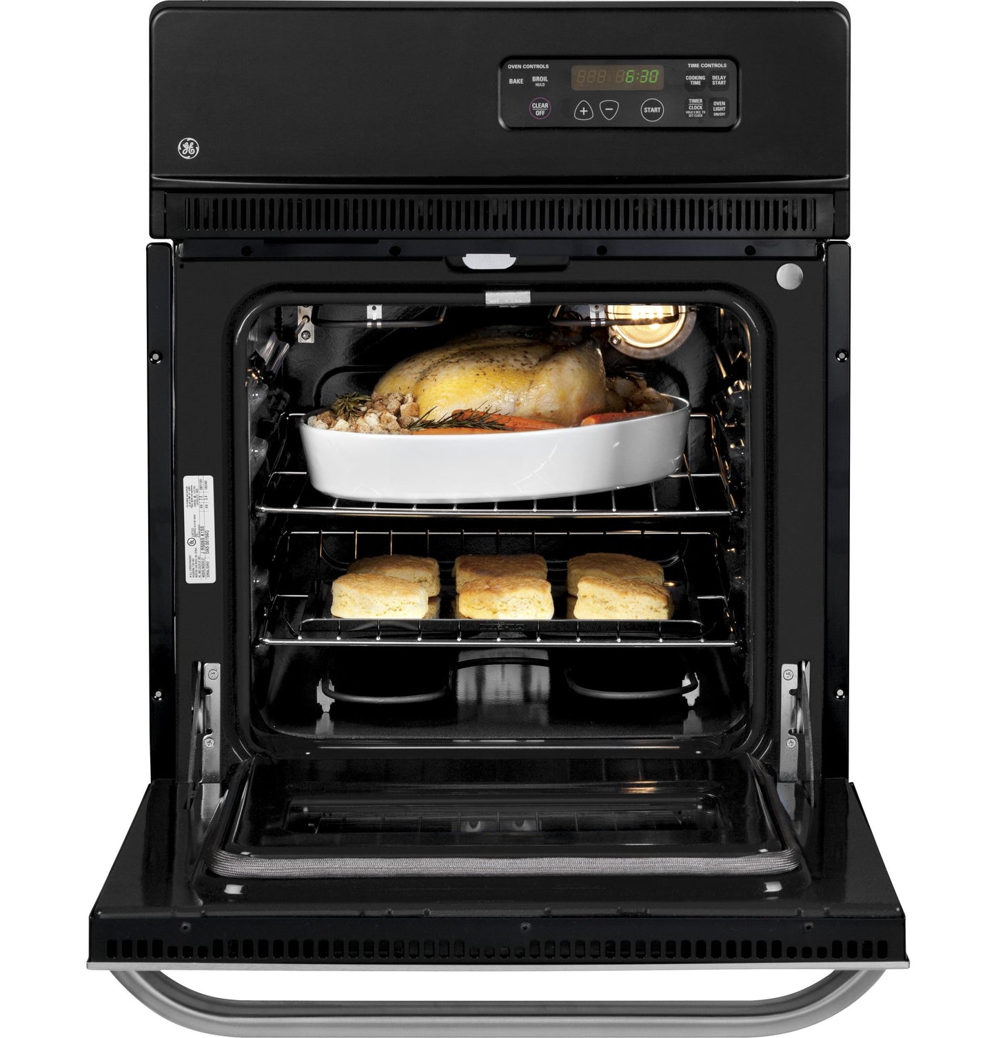 GE APPLIANCES JRS06SKSS GE Appliances 24"" Electric Single Standard Clean Wall Oven