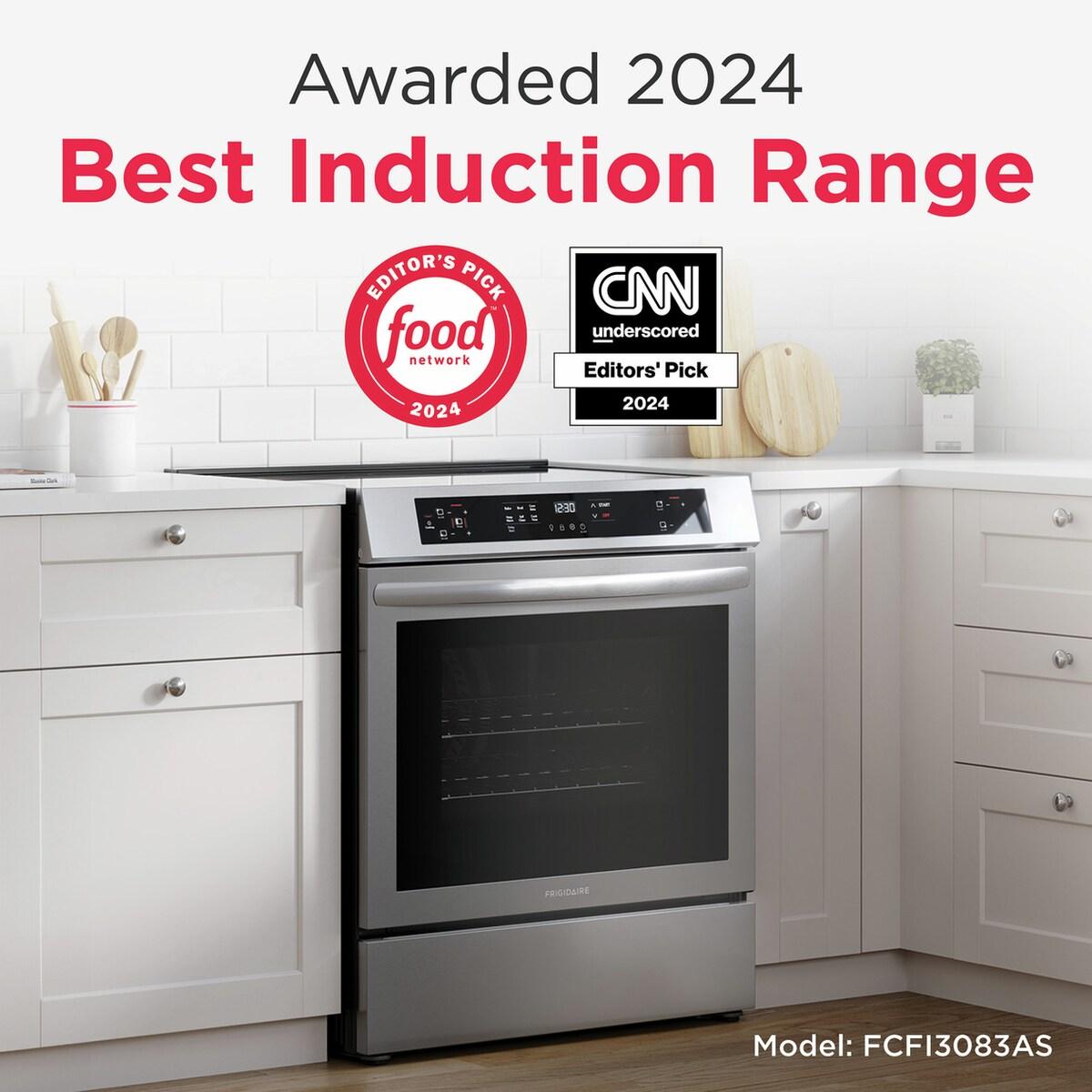 FRIGIDAIRE FCFI3083AS Frigidaire 30"" Front Control Induction Range With Convection Bake
