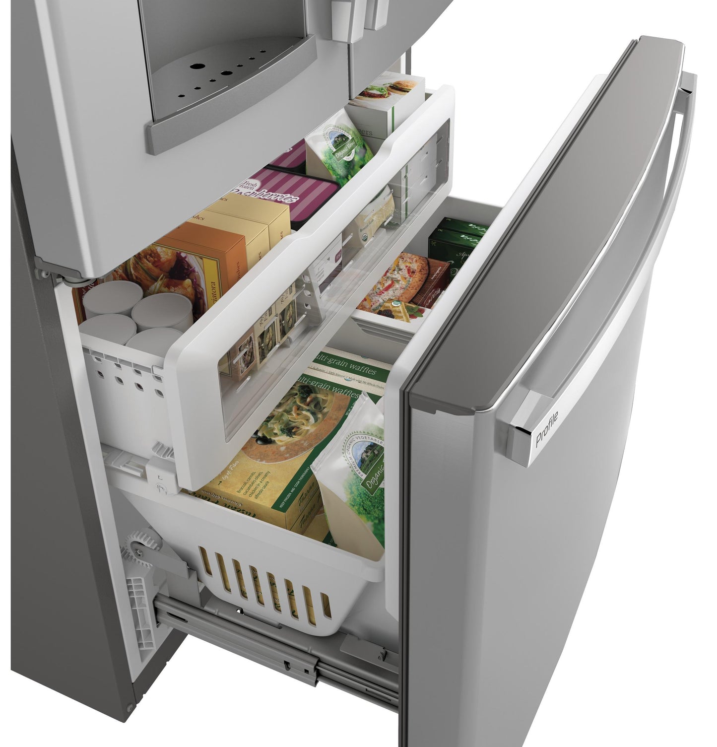 GE APPLIANCES PYD22KYNFS GE Profile Series 22.1 Cu. Ft. Counter-depth French-door REFRIG...