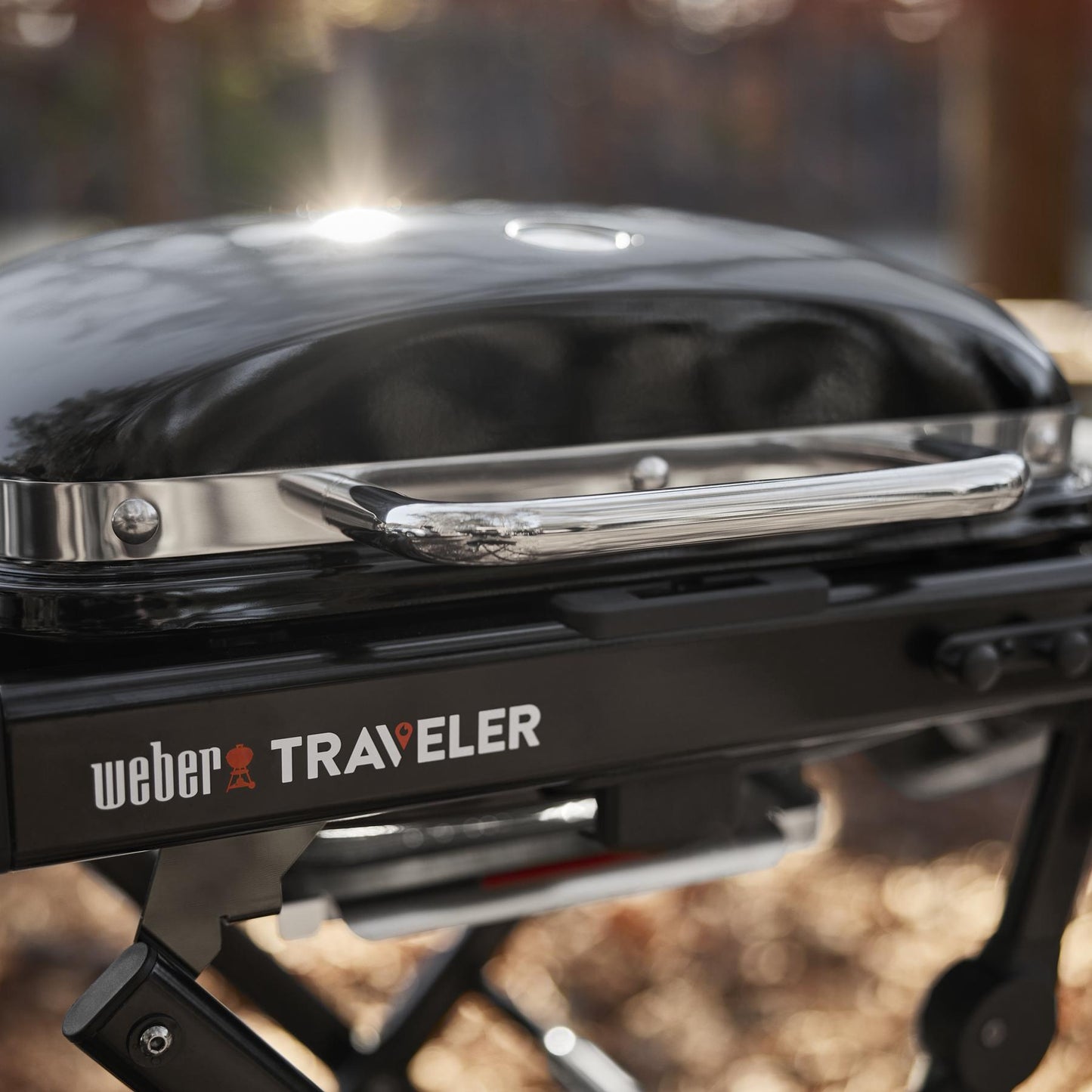 WEBER 1500460 Weber Traveler Compact Portable Gas Grill - Black