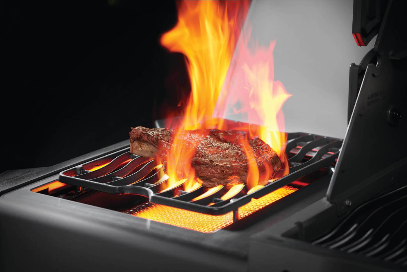 NAPOLEON BBQ P500RSIBPSS3 Prestige 500 Rsib Infrared Side & Rear Burners Stainless Steel , ...