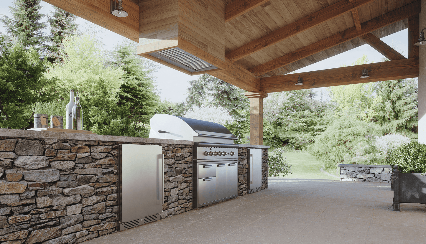 ZEPHYR PRB24C01ASOD Zephyr 24"" Outdoor Single Zone Beverage Cooler