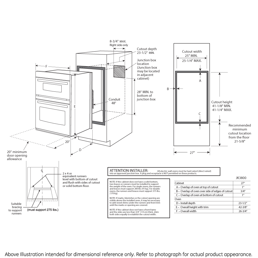 GE APPLIANCES PK7800SKSS GE Profile Series 27"" Built-in Combination Convection MICROWAVE/CON...
