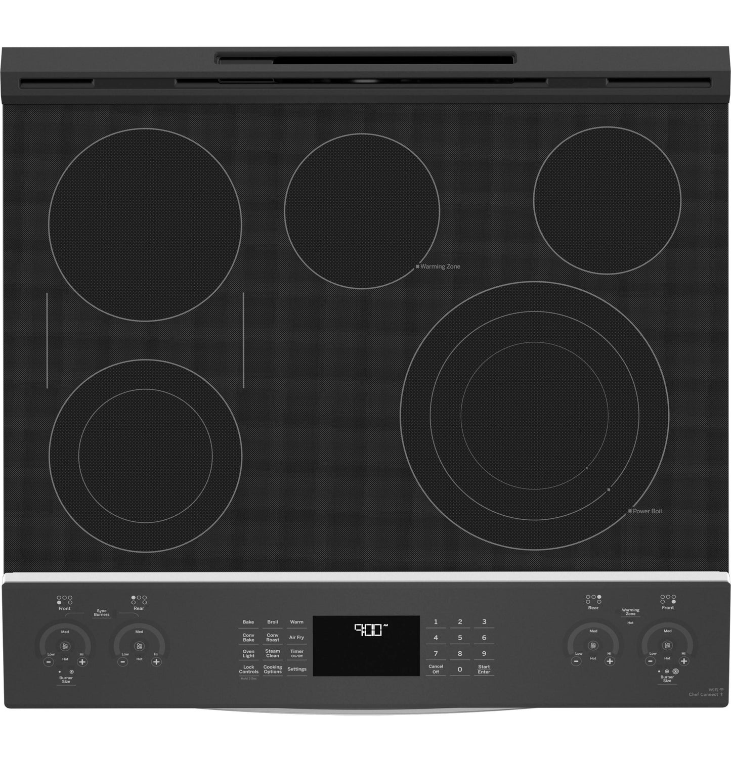 GE APPLIANCES PSS93YPFS GE Profile 30"" Smart Slide-in Electric Convection Fingerprint R...