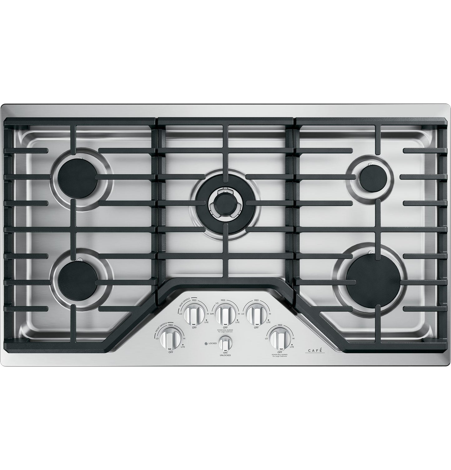 CAFE CGP95362MS1 Cafe Cafe 36"" Built-in Gas Cooktop