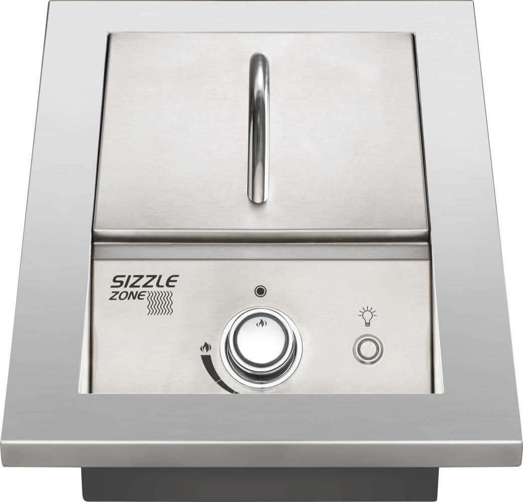NAPOLEON BBQ BIB10IRNSS Built-in 700 Series Single Infrared Burner With Stainless Steel COV...