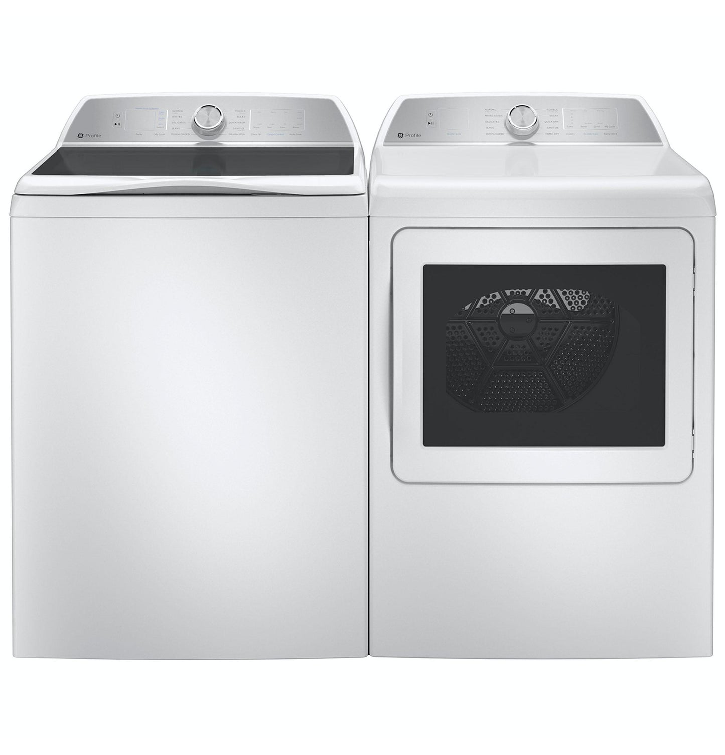 GE APPLIANCES PTD60GBSRWS GE Profile 7.4 Cu. Ft. Capacity Aluminized Alloy Drum Gas DRYER...