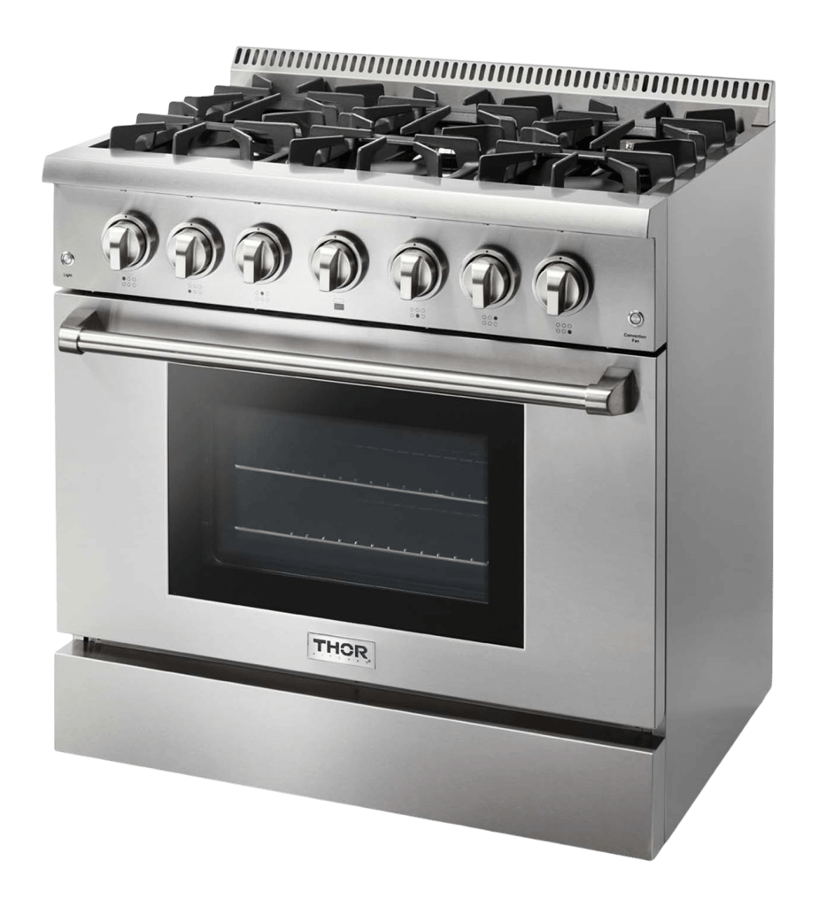 THOR KITCHEN HRD3606U Thor Kitchen Hrd3606u 36 Inch Dual Fuel Range