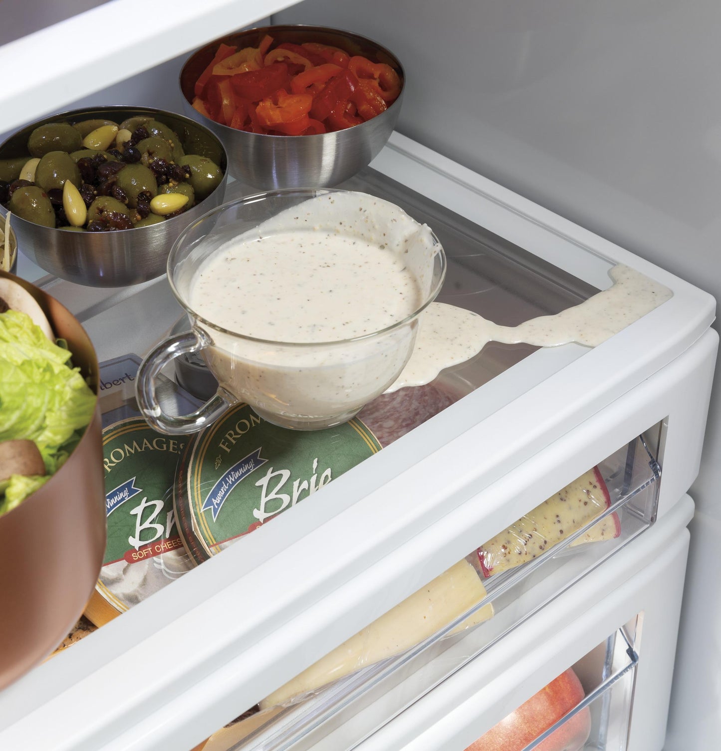 CAFE CSB48WP2NS1 Cafe Cafe 48"" Built-in Side-by-side Refrigerator
