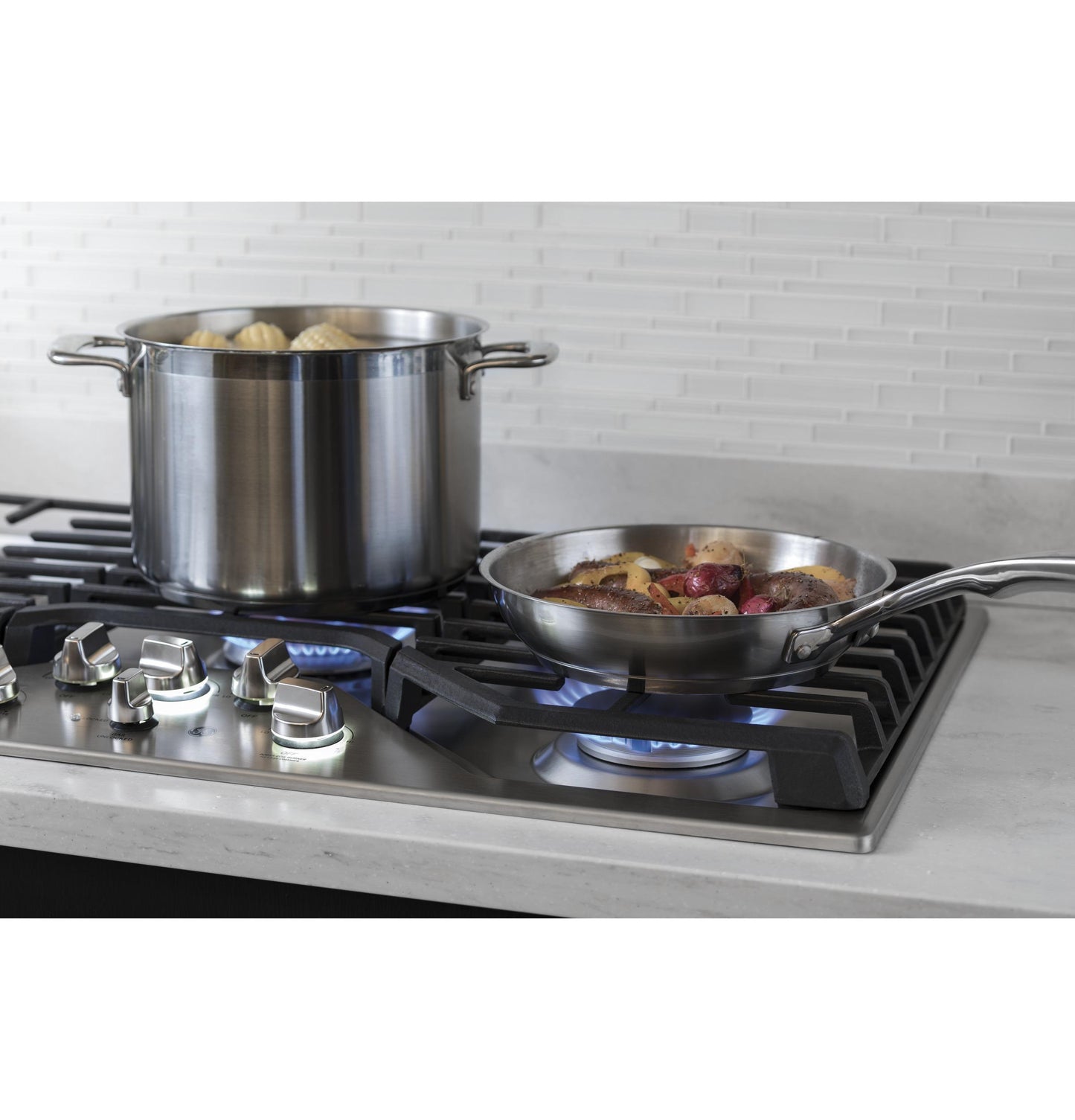 GE APPLIANCES PGP7036SLSS GE Profile Series 36"" Built-in Gas Cooktop