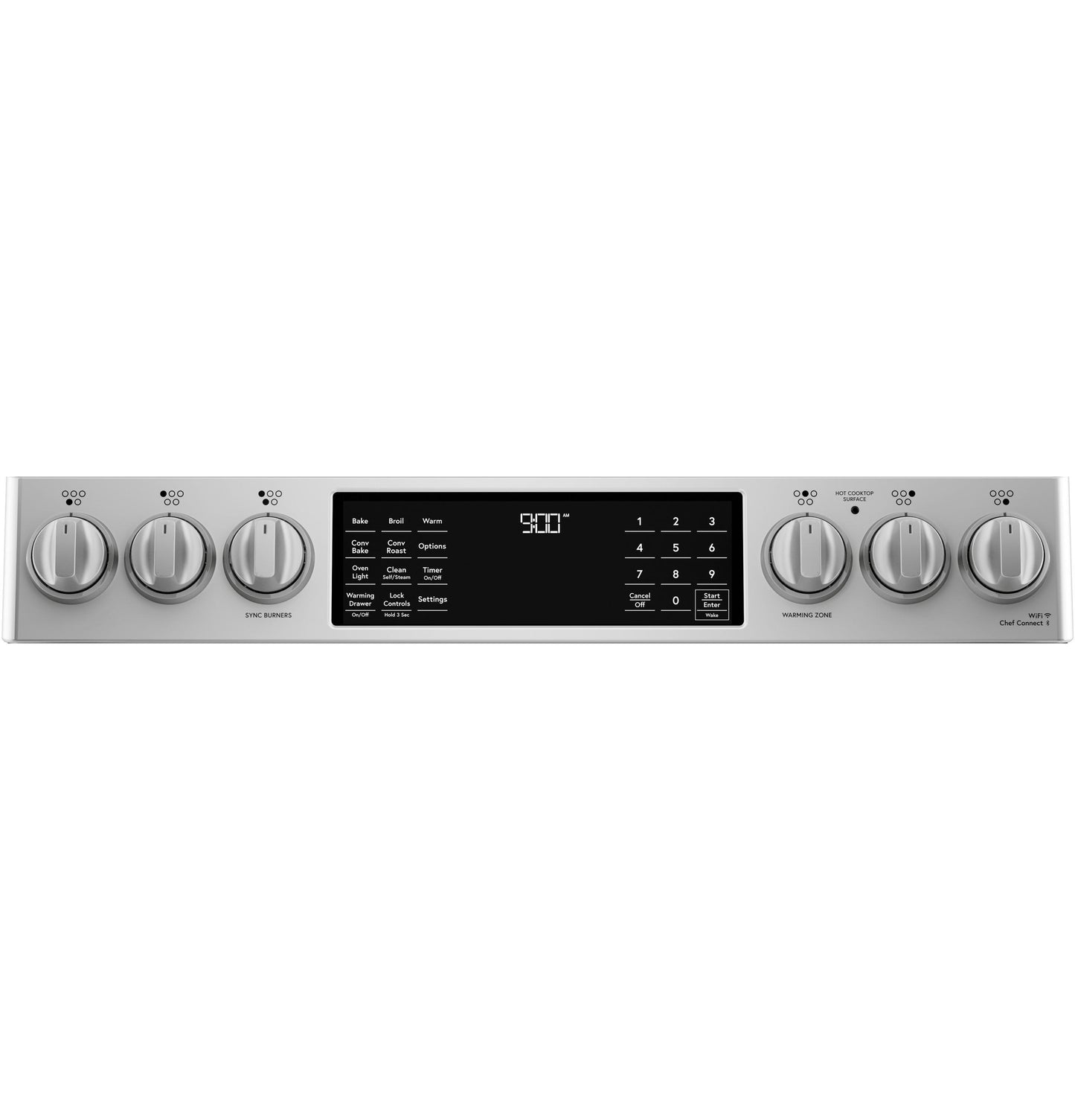 CAFE CHS900P2MS1 Cafe 30"" Slide-in Front Control Induction and Convection RANG...