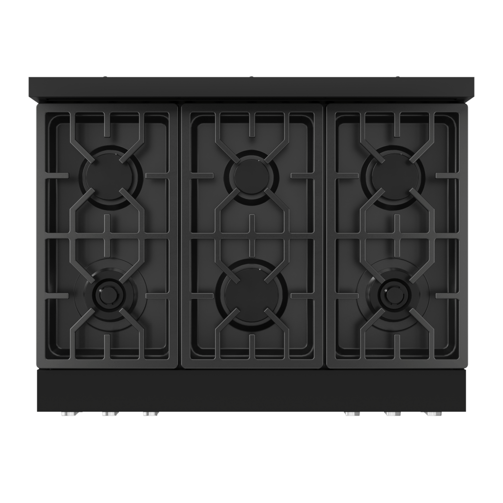 THOR KITCHEN RSG36BSS 36 Inch Professional Gas Range With Tilt Panel Touch Control In STA...