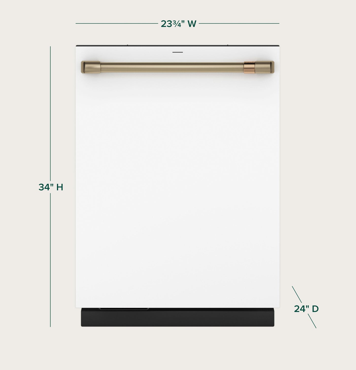 CAFE CDT858P4VW2 Cafe Customfit Energy Star Stainless Interior Smart DISHW...