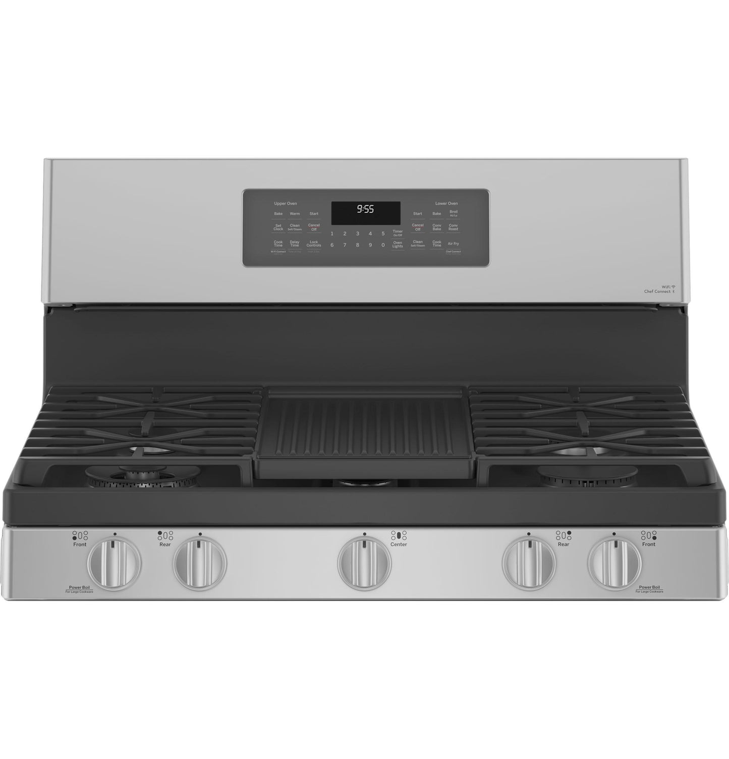 GE APPLIANCES PGB965YPFS GE Profile 30"" Free-standing Gas Double Oven Convection FINGERP...