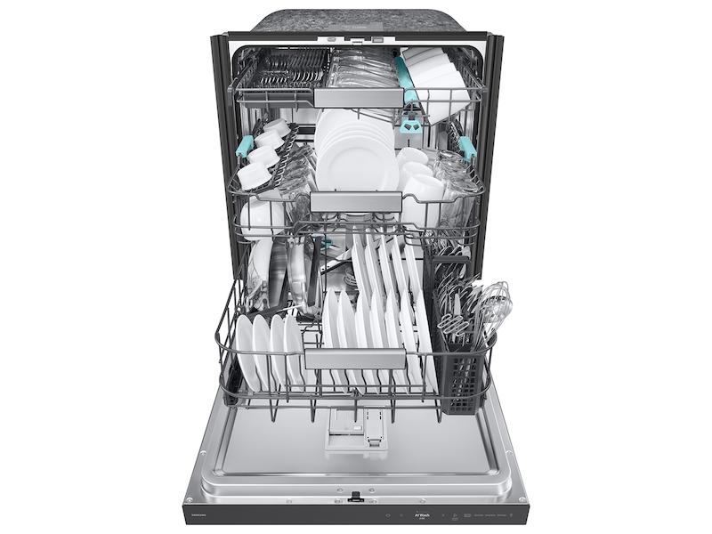 SAMSUNG DW90F89P0USR 38 Dba Bespoke Auto Open Door Dishwasher With 3rd Rack Washing SYST...