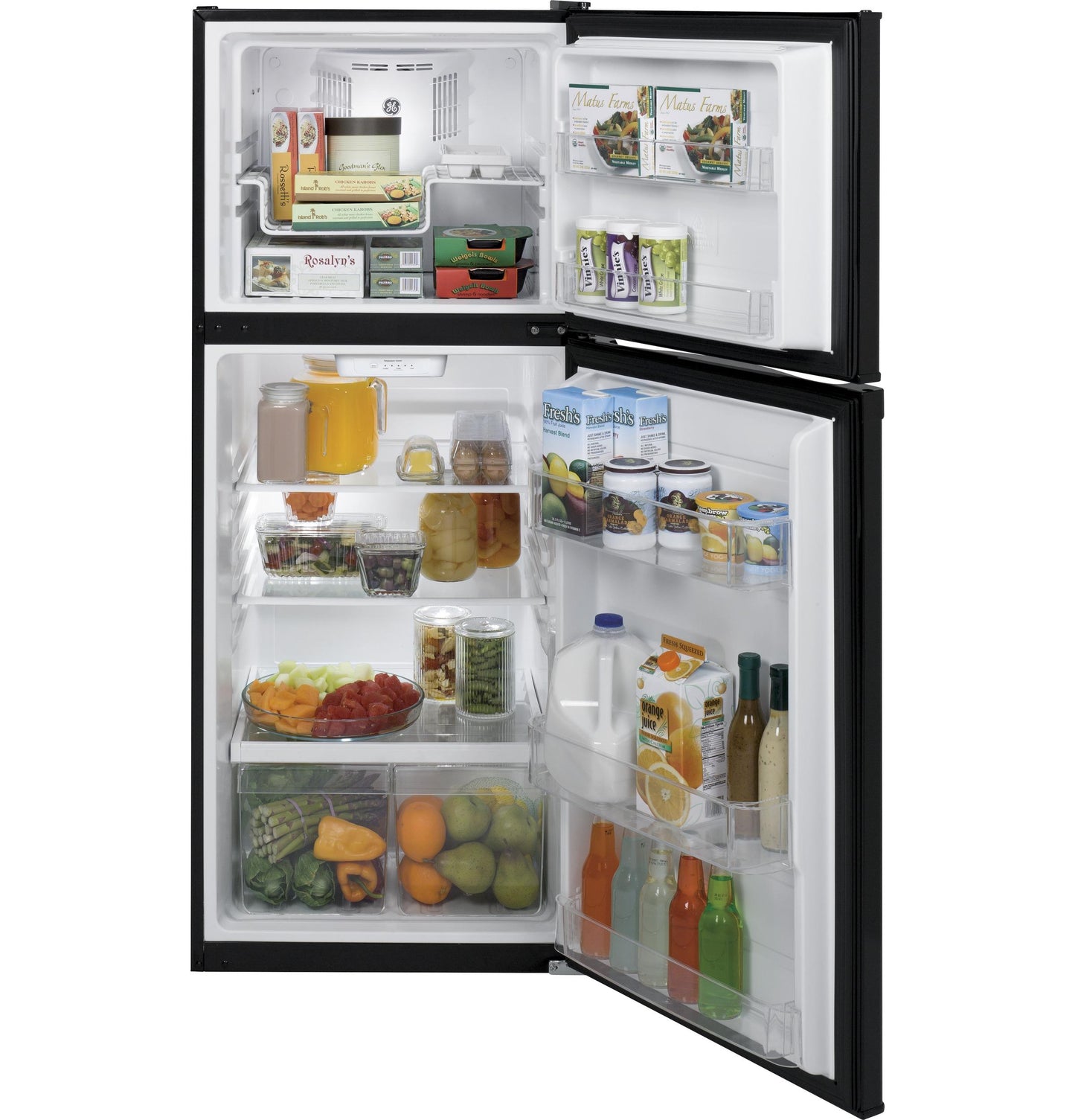 GE APPLIANCES GPE12FGKBB Ge Series Energy Star 11.6 Cu. Ft. Top-freezer Refrigerator
