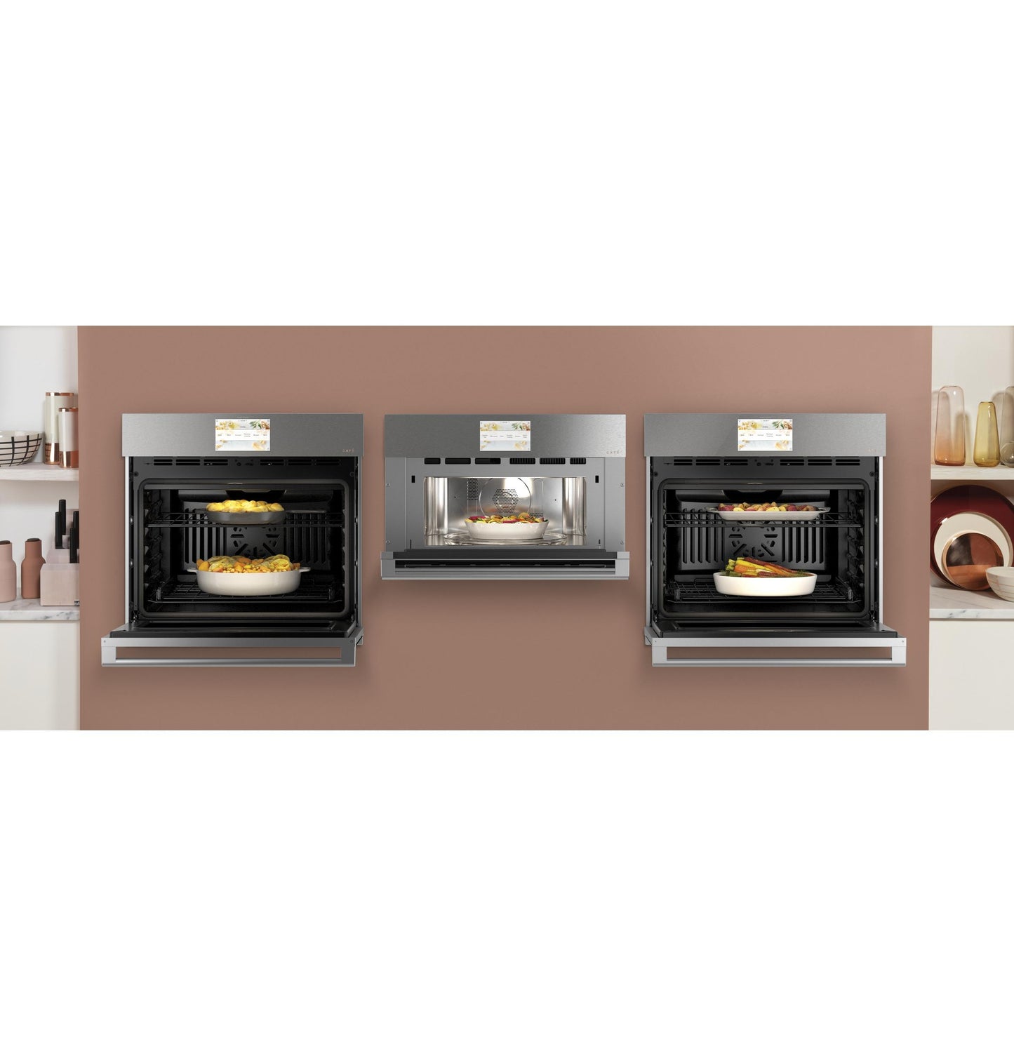 CAFE CSB913M2NS5 Cafe 30"" Five In One Oven With 120v Advantium Technology