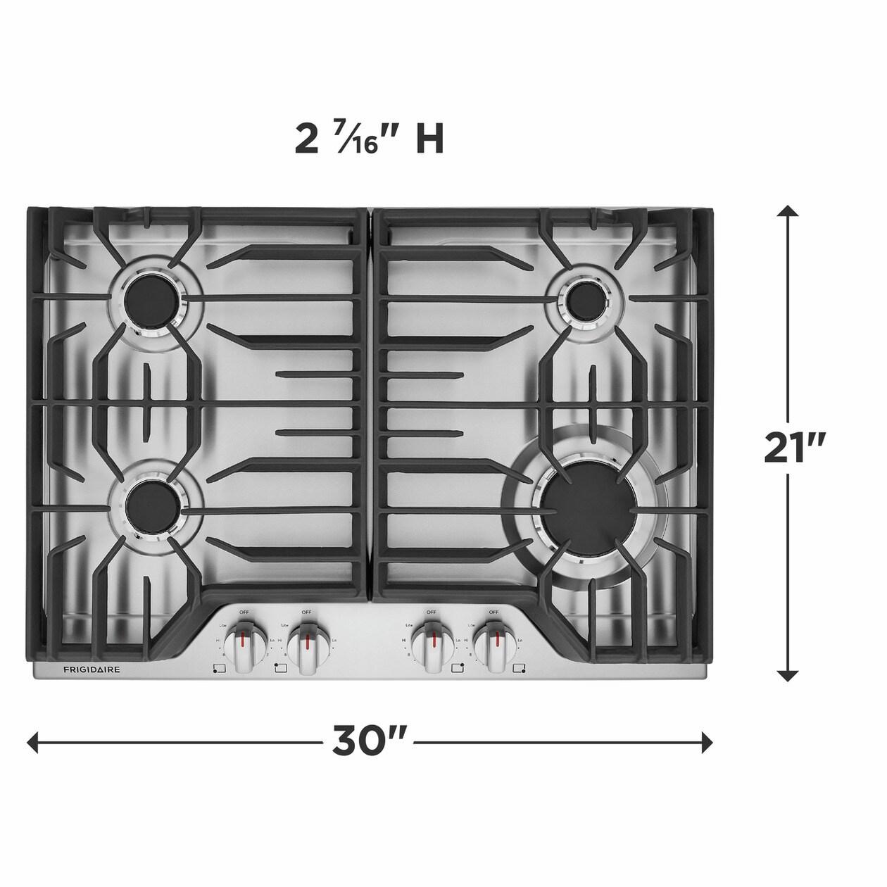 FRIGIDAIRE FCCG3027AS Frigidaire 30"" Gas Cooktop