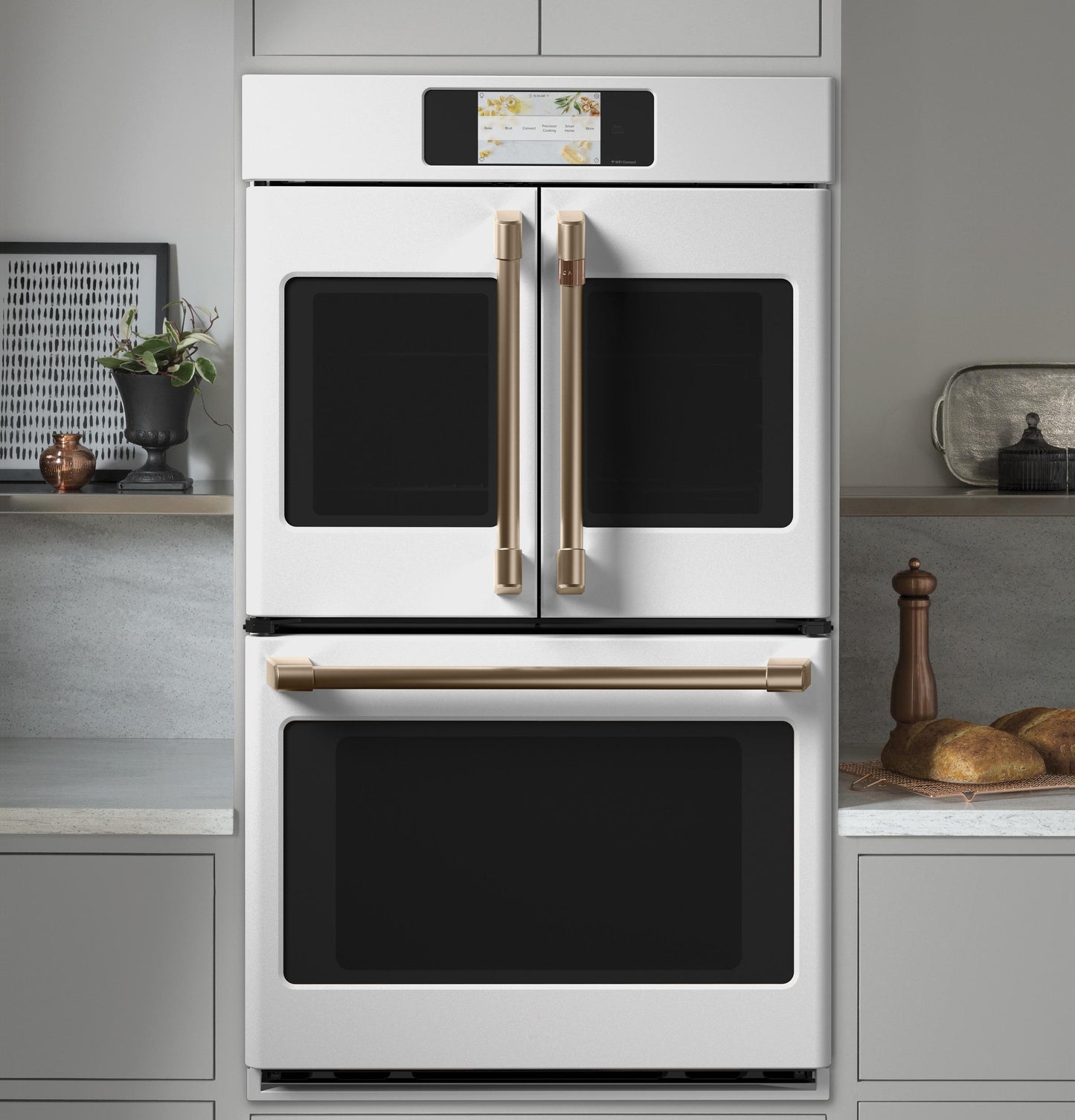 CAFE CTD90FP4NW2 Cafe Professional Series 30"" Smart Built-in Convection FRENCH...