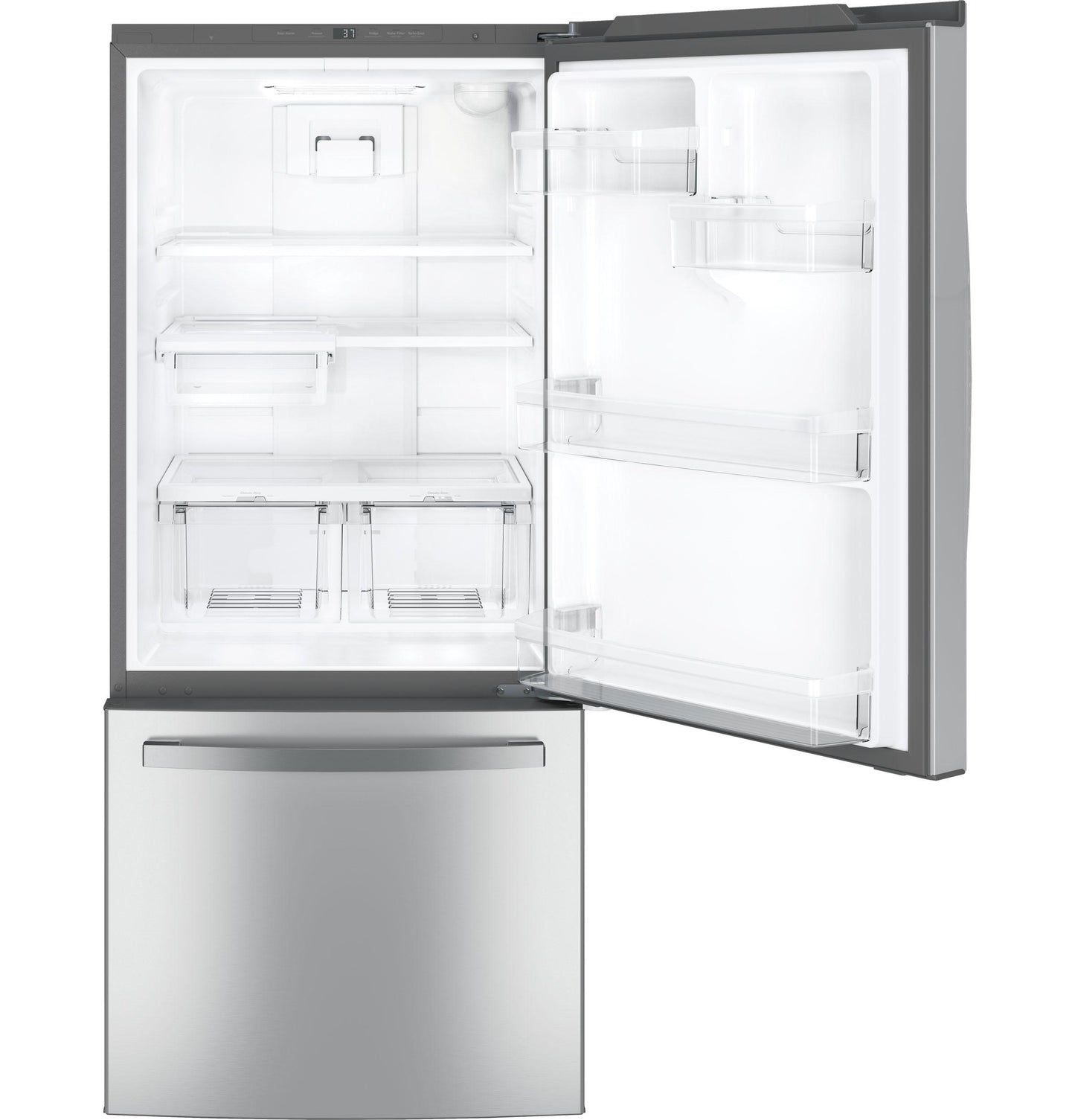 GE APPLIANCES GDE21EYKFS Ge Energy Star 21.0 Cu. Ft. Bottom-freezer Refrigerator