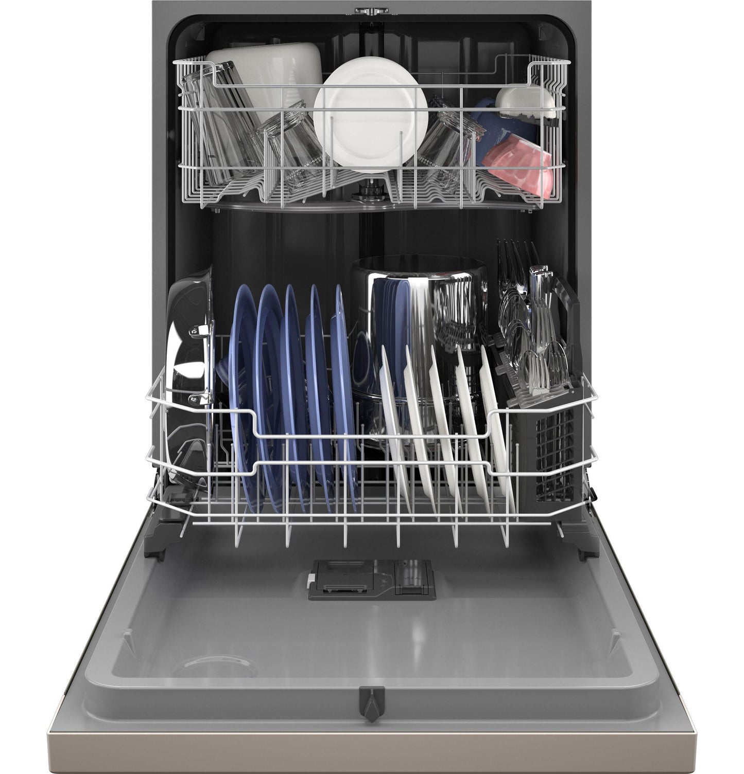 GE APPLIANCES GDF550PMRES Ge Front Control With Plastic Interior Dishwasher With Sanitize ...