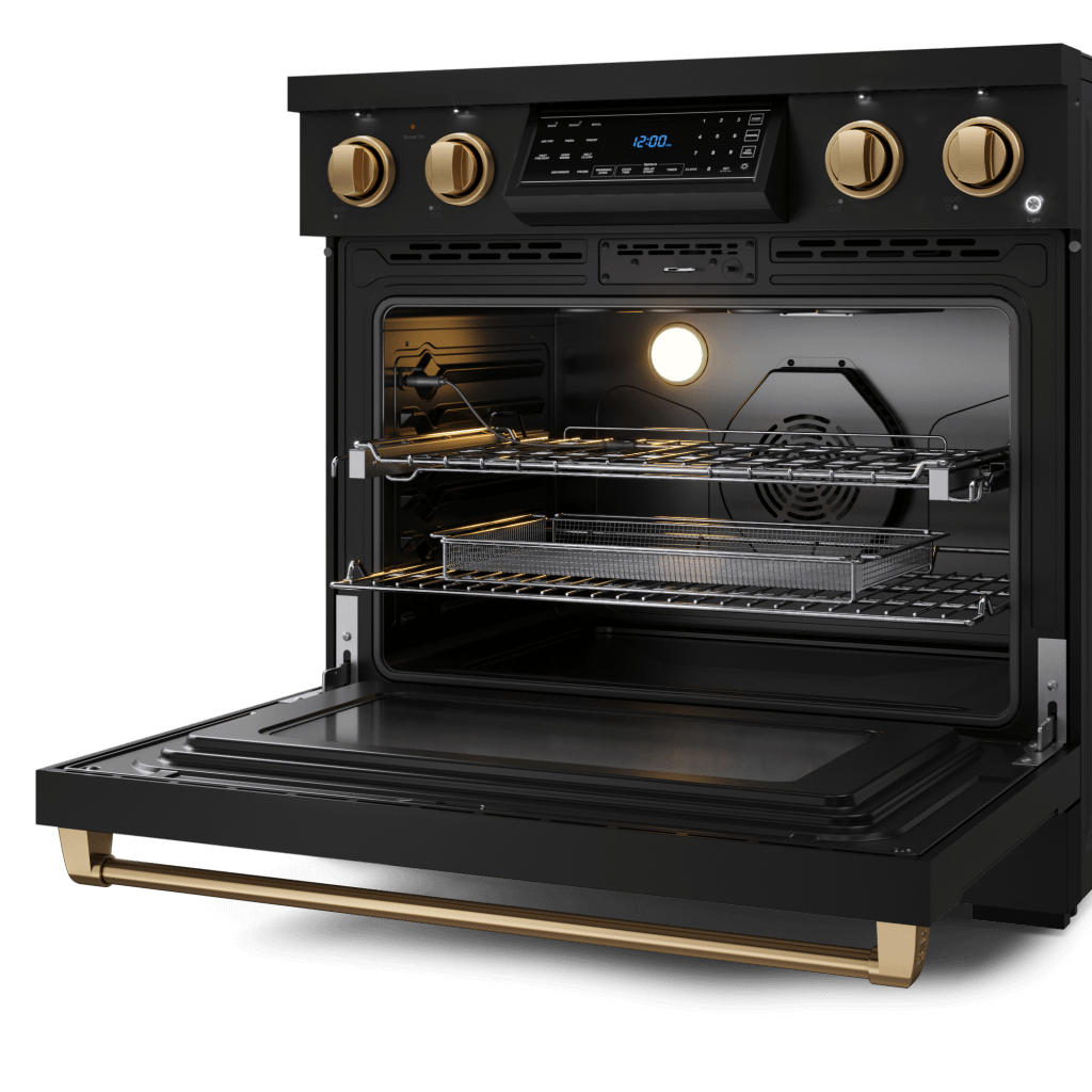 THOR KITCHEN RSE36BBRZ 36 Inch Professional Electric Range With Tilt Panel Touch Control I...