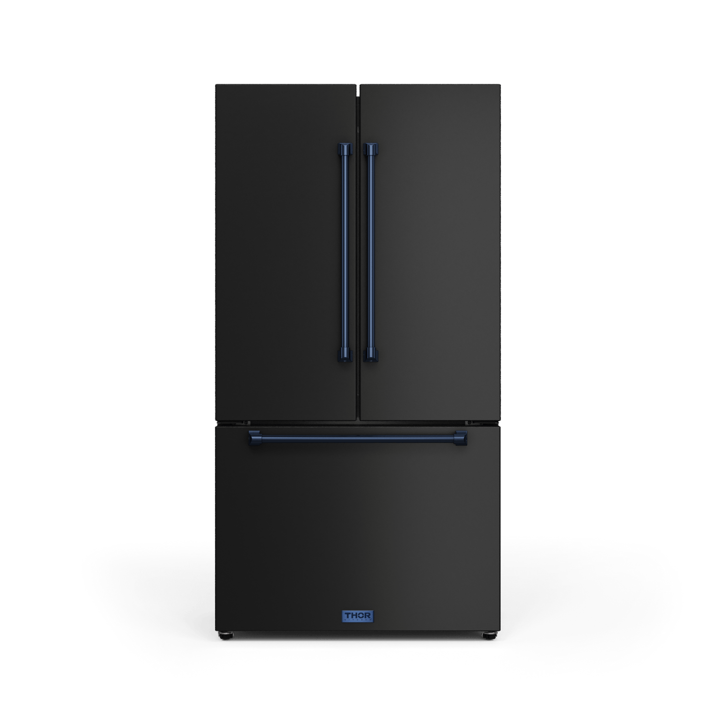 THOR KITCHEN RF3621CTD00BLU 36 Inch 20.3 Cu Ft French Door Counter Depth Refrigerator With Ice ...