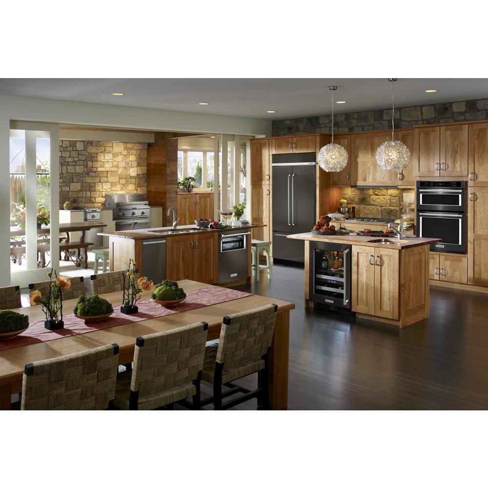 KITCHENAID KVWB600HBS Kitchenaid 30"" Wall-mount, 3-speed Canopy Hood - Black Stainless