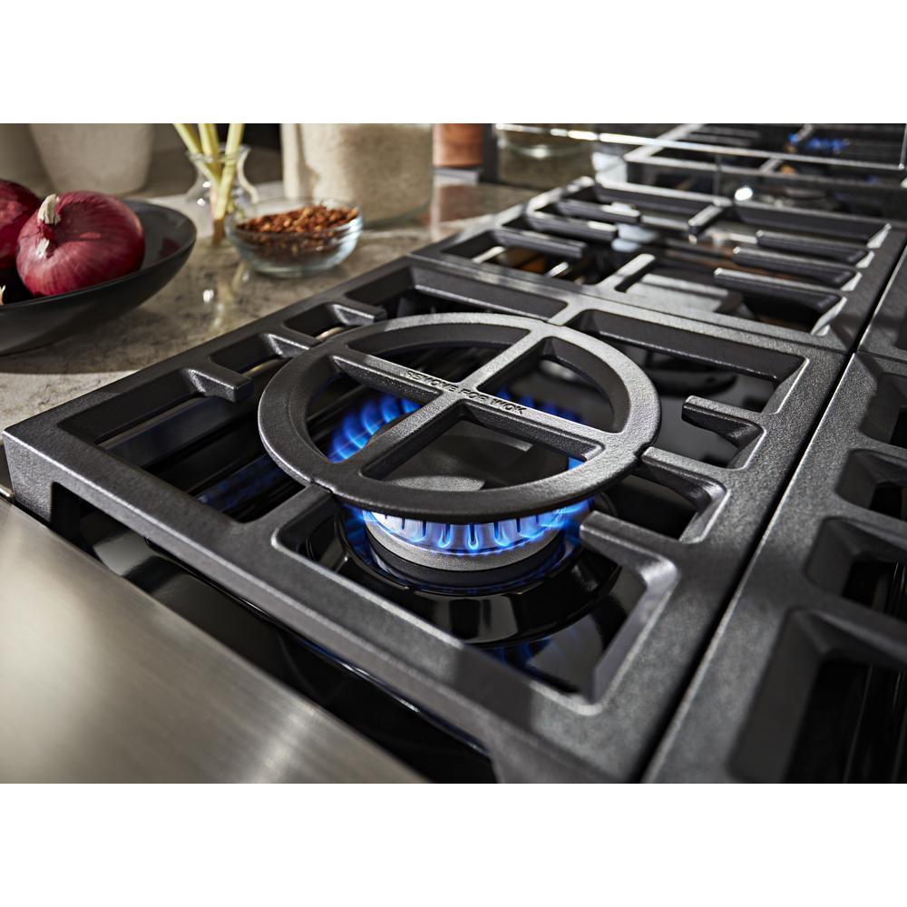 KITCHENAID KFDC506JSS Kitchenaid 36'' Smart Commercial-style Dual Fuel Range With 6 BU...
