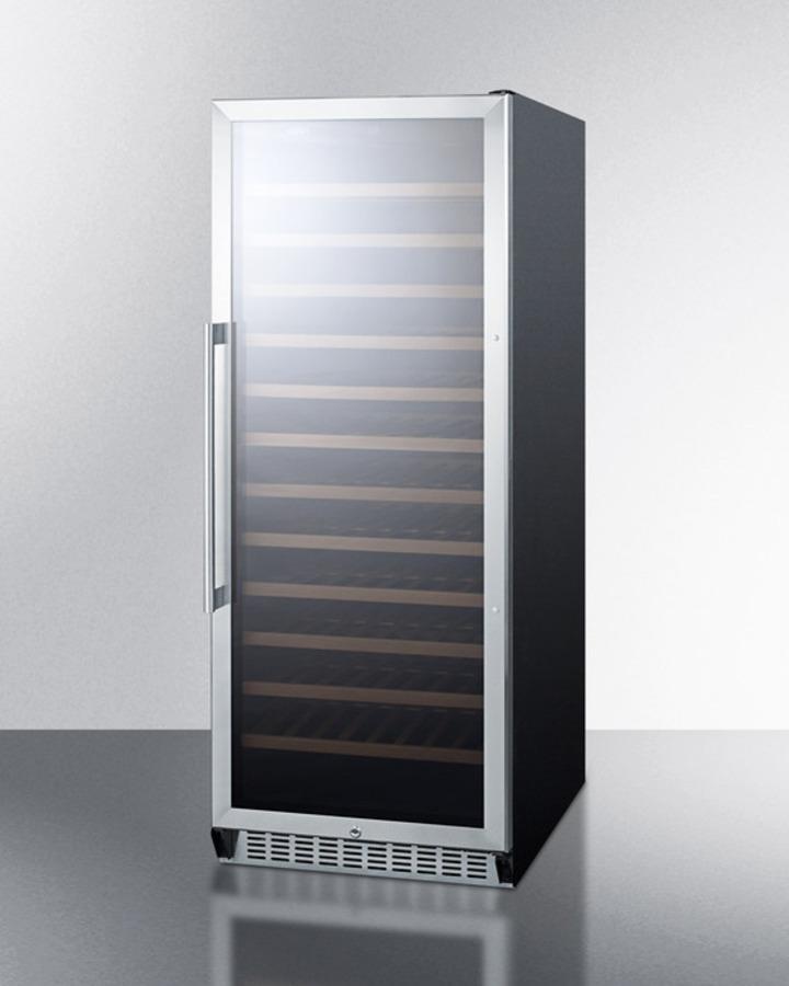 SUMMIT SWC1102 102 Bottle Single-zone Wine Cellar With Glass Door, Digital THERMOS...
