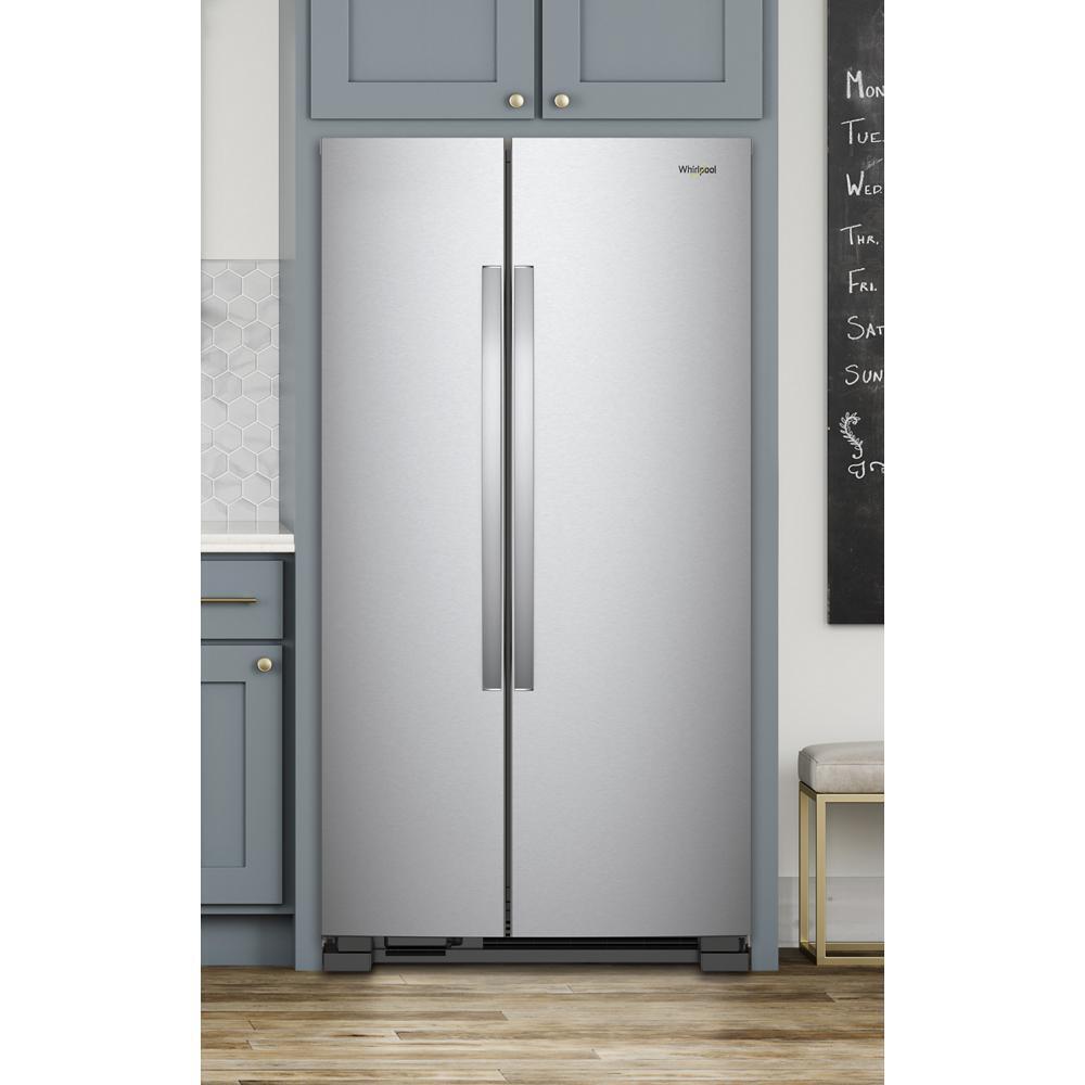 WHIRLPOOL WRS315SNHM Whirlpool 36-inch Wide Side-by-side Refrigerator - 25 Cu. Ft. - ...