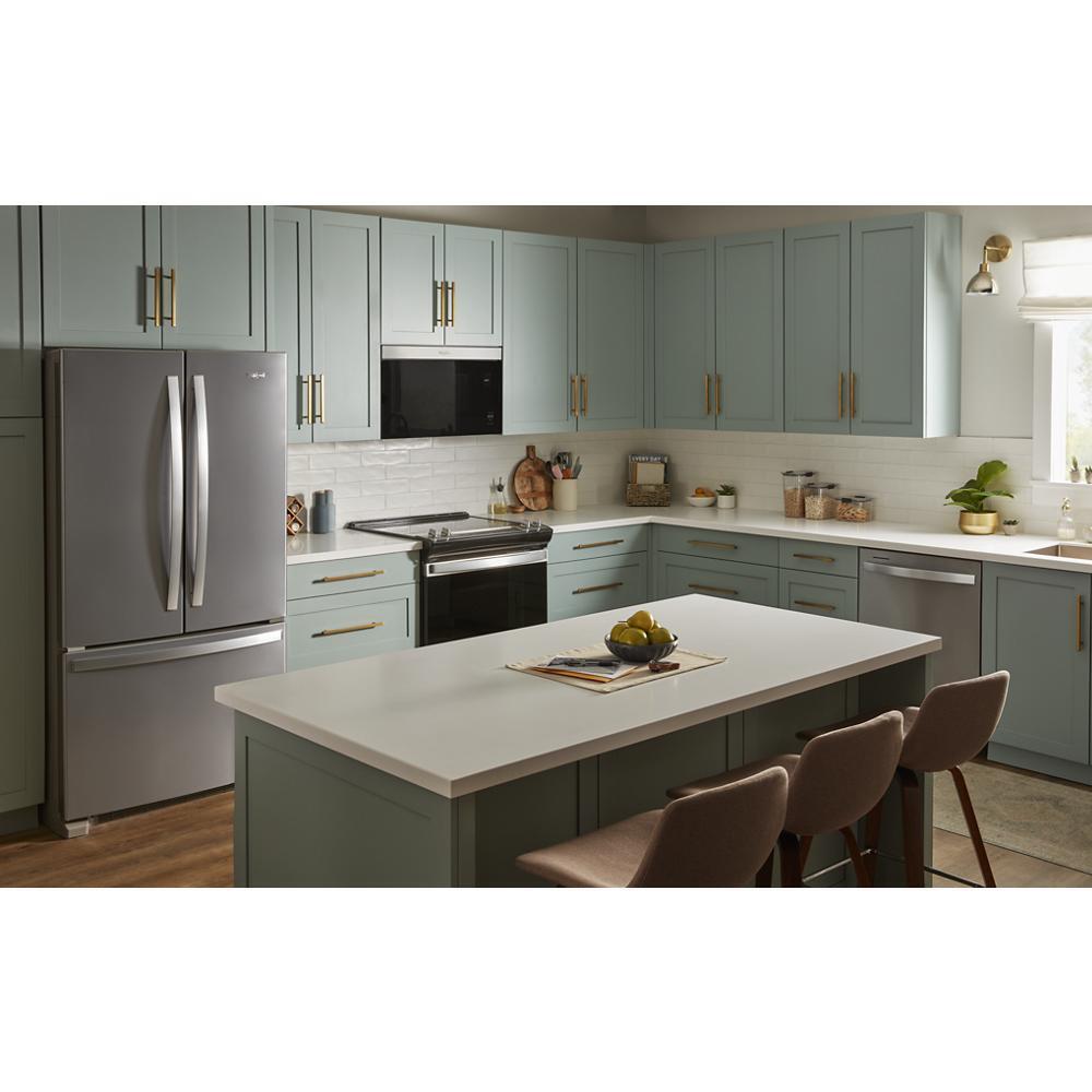 WHIRLPOOL WMMF5930PZ 1.1 Cu. Ft. Flush Mount Microwave With Turntable-free Design