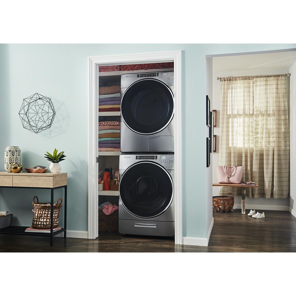 WHIRLPOOL WHD862CHC Whirlpool 7.4 CU.FT Closet Depth Front Load Heat Pump Dryer WITH...