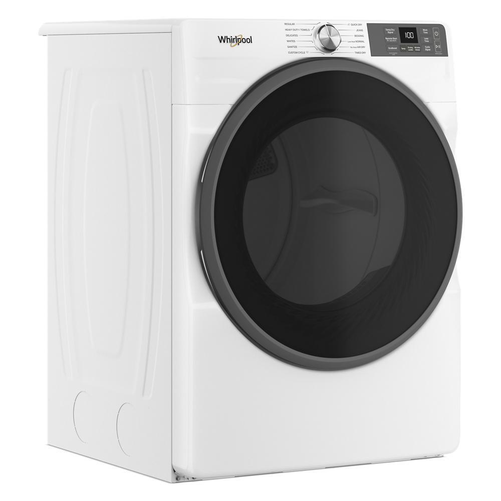 WHIRLPOOL WGD5720RW 7.4 Cu. Ft. Smart Front Load Energy Star Gas Dryer With Wrinkle ...