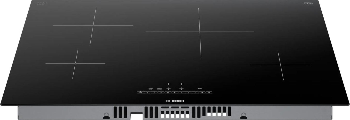 BOSCH NIT5060UC 500 Series Induction Cooktop 30'' Black, Surface Mount Without FRAM...