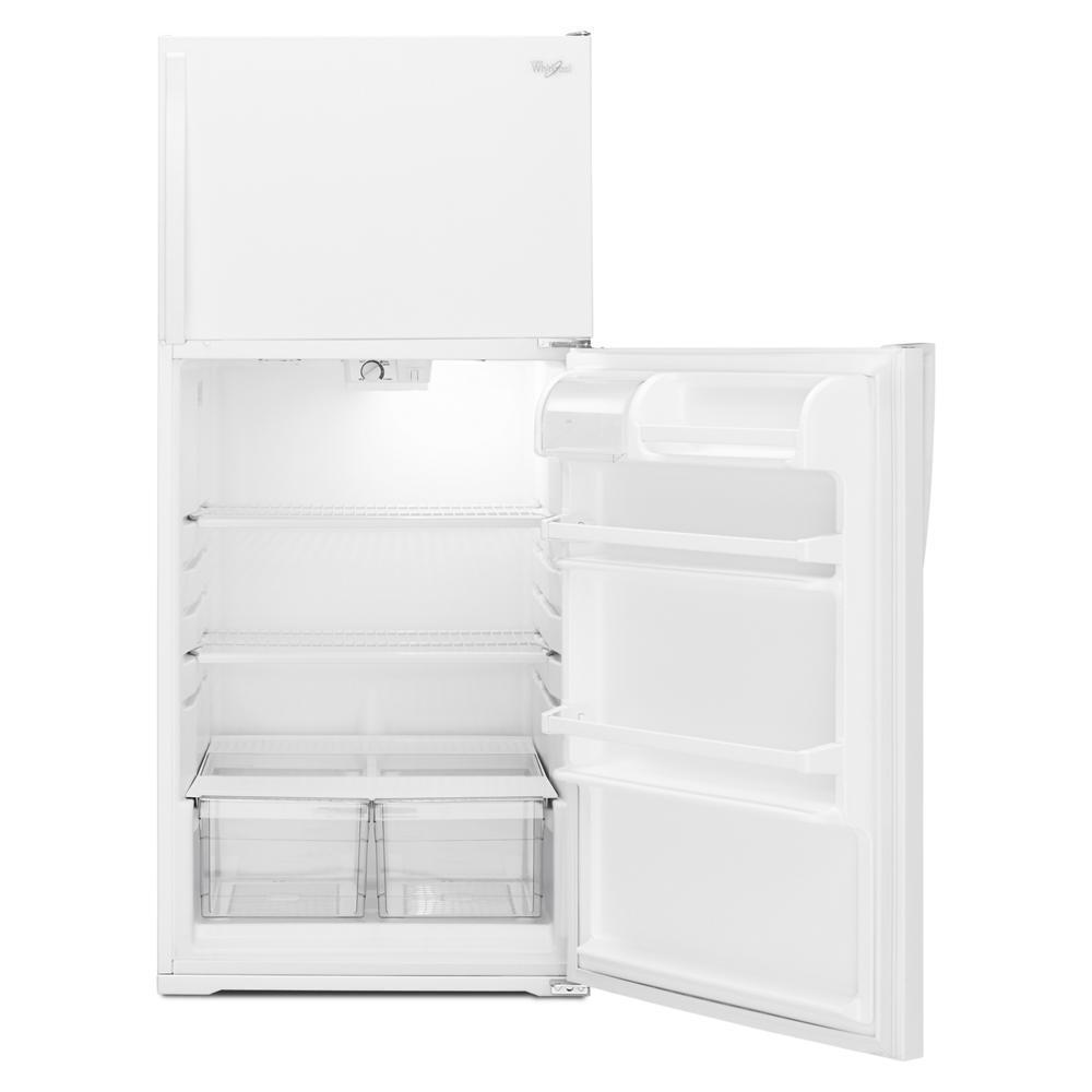 WHIRLPOOL WRT134TFDW White Whirlpool 28"" Wide Top-freezer Refrigerator With Freezer T...