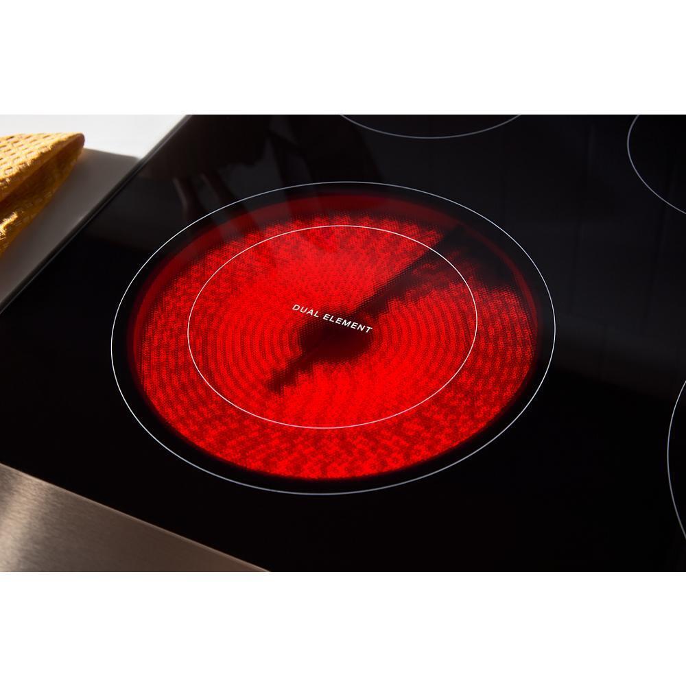 WHIRLPOOL WSES7530RV 30-inch Smart Slide In Electric Range With Air Cooking Technology, ...