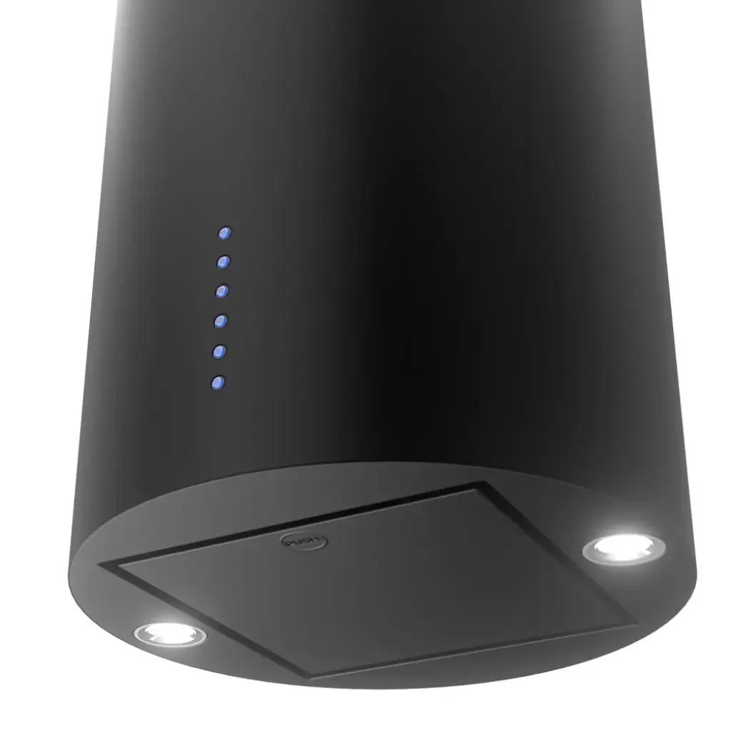 XO APPLIANCE XOCYLI16BC XO Appliance 600/395cfm Designer Cylinder Island Black