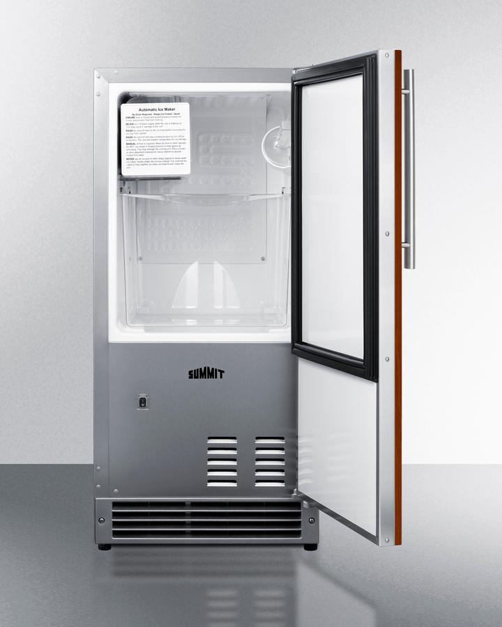 SUMMIT BIM26H32IF 15"" Wide 25 Lb. Drain-free Icemaker, Ada Compliant (panel Not INCLU...