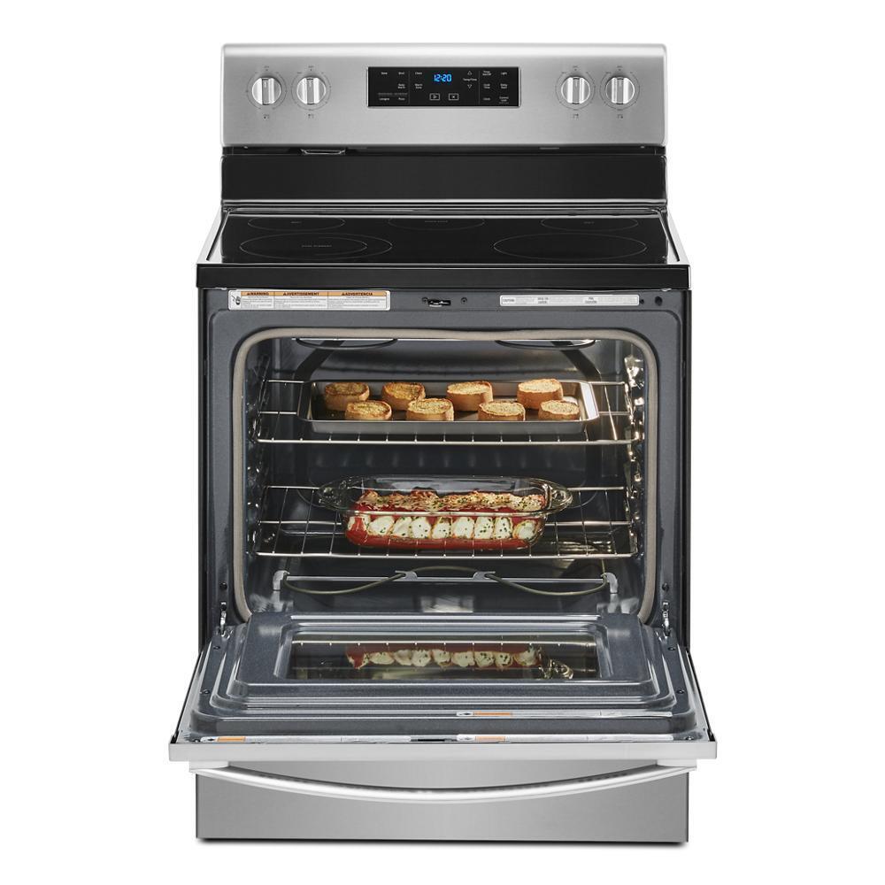 WHIRLPOOL WFE525S0JS 5.3 Cu. Ft. Whirlpool Electric Range With Frozen Bake Technology