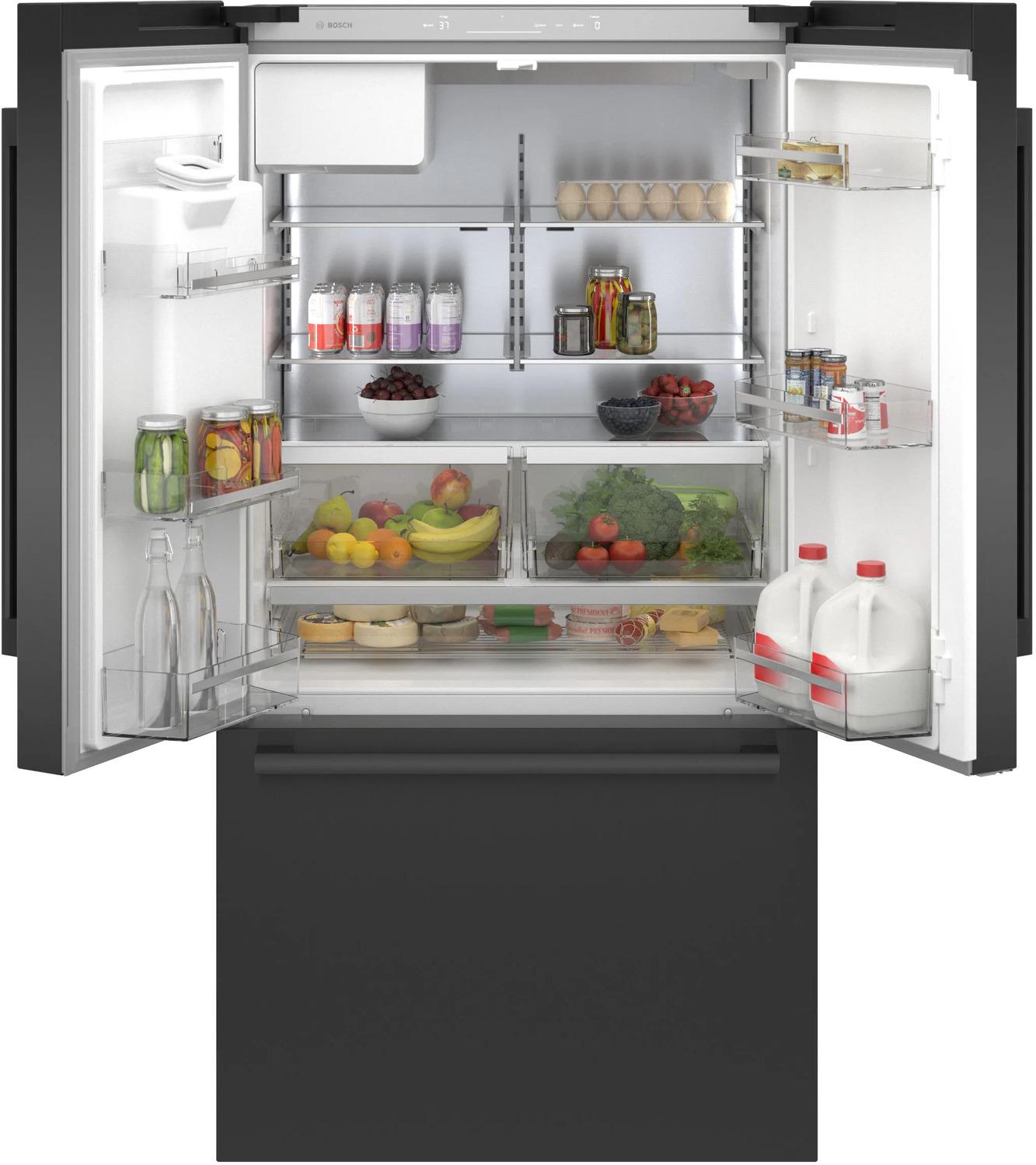 BOSCH B36CD50SNB 500 Series French Door Bottom Mount Refrigerator 36'' Black STAINLE...
