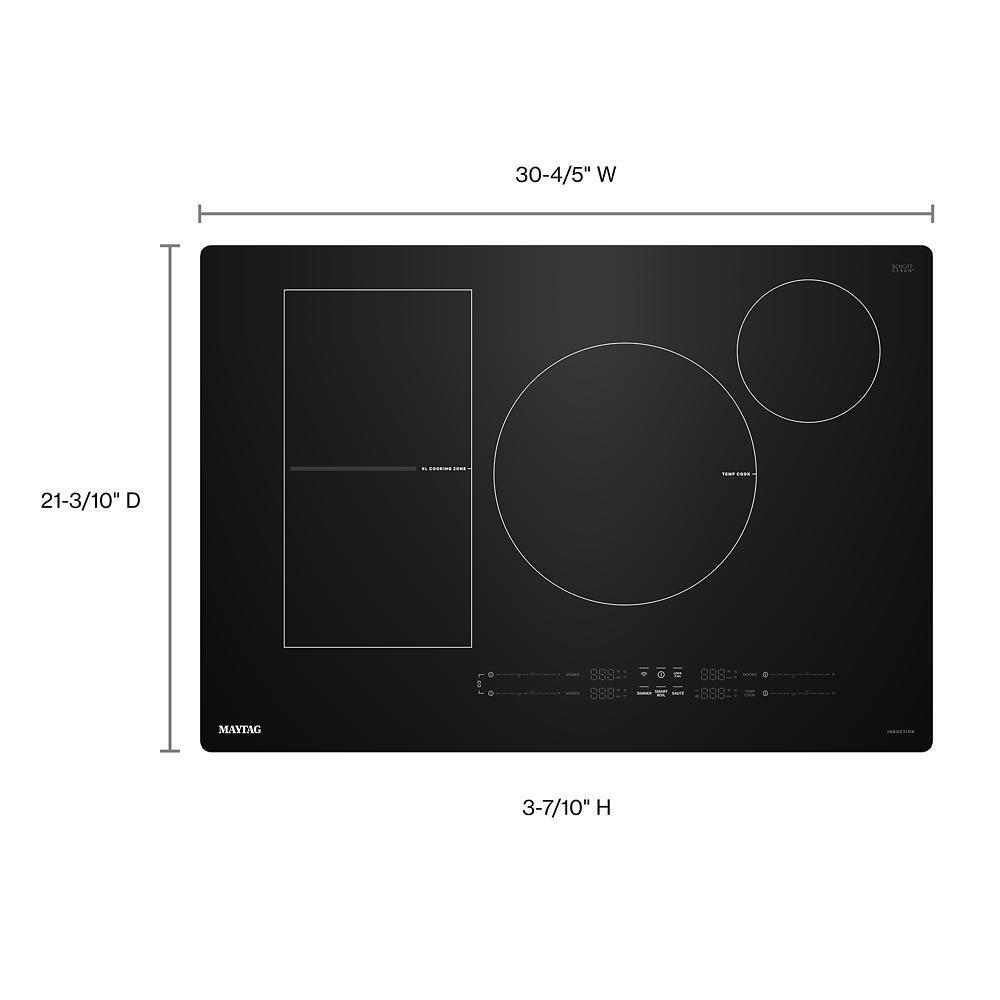 MAYTAG MCIT8030SB Maytag 30-inch Wide Induction Cooktop With Powerboost