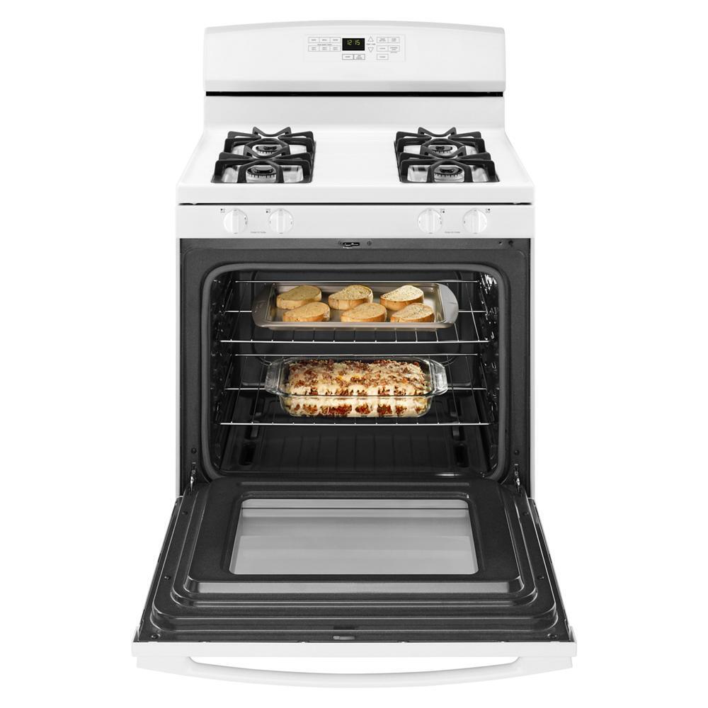 AMANA AGR6603SFW 30-inch Amana Gas Range With Self-clean Option - White