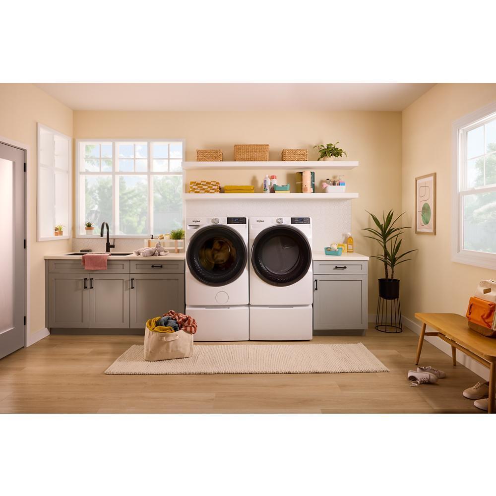 WHIRLPOOL WGD5720RW 7.4 Cu. Ft. Smart Front Load Energy Star Gas Dryer With Wrinkle ...