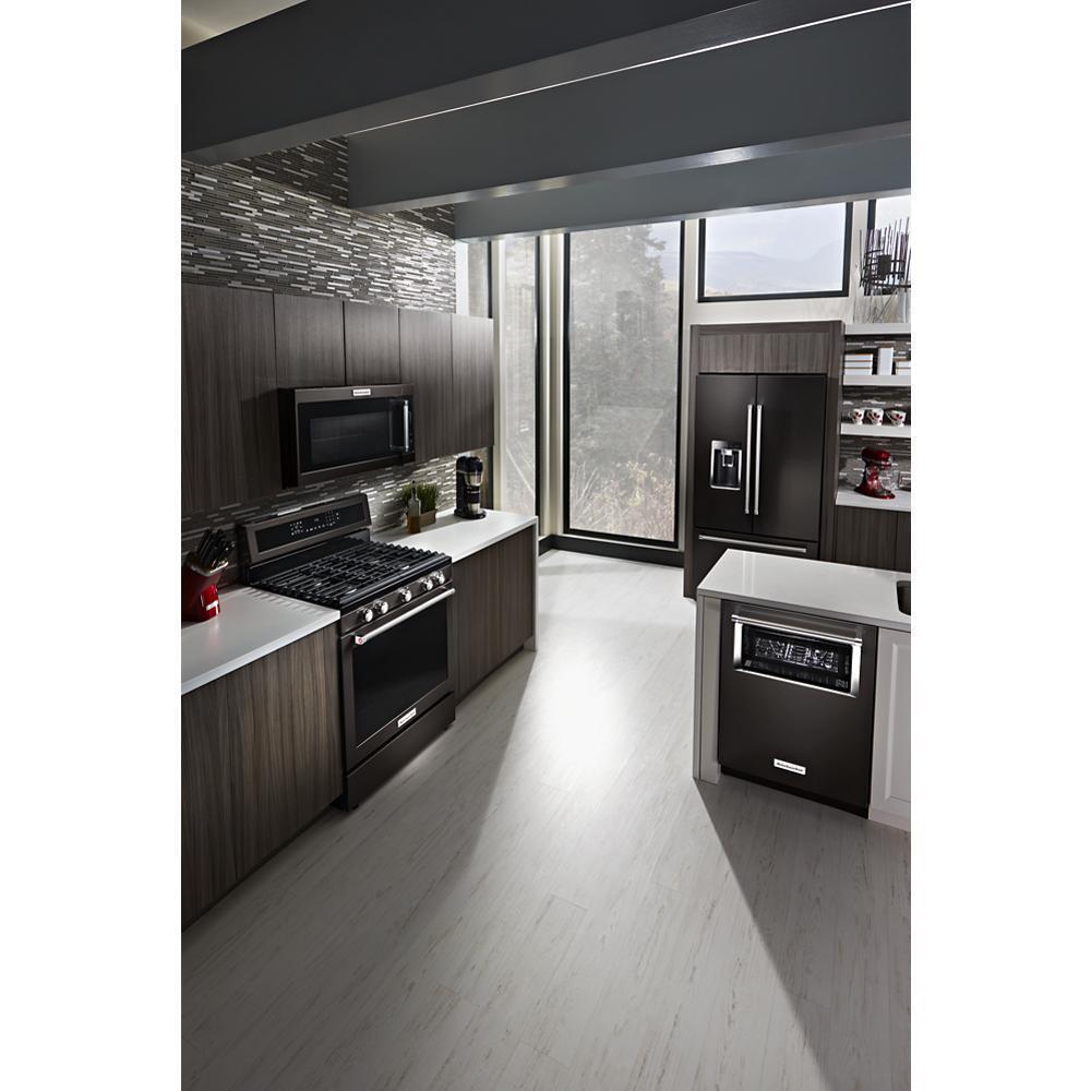 KITCHENAID KFGG500EBS Kitchenaid 30-inch 5-burner Gas Convection Range - Black Stainless