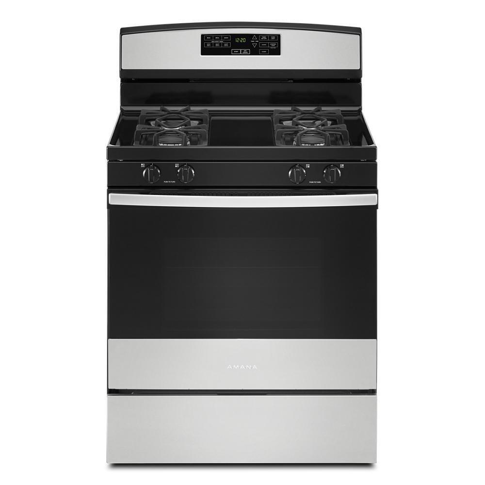 AMANA AGR6603SMS Amana 30-inch Gas Range With Self-clean Option