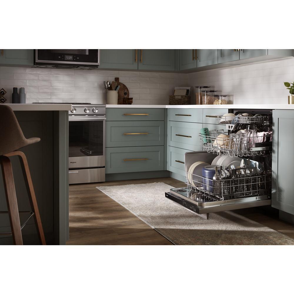 WHIRLPOOL WEEA25H0HZ Whirlpool 6.4 Cu. Ft. Smart Contemporary Handle Slide-in ELECTRI...