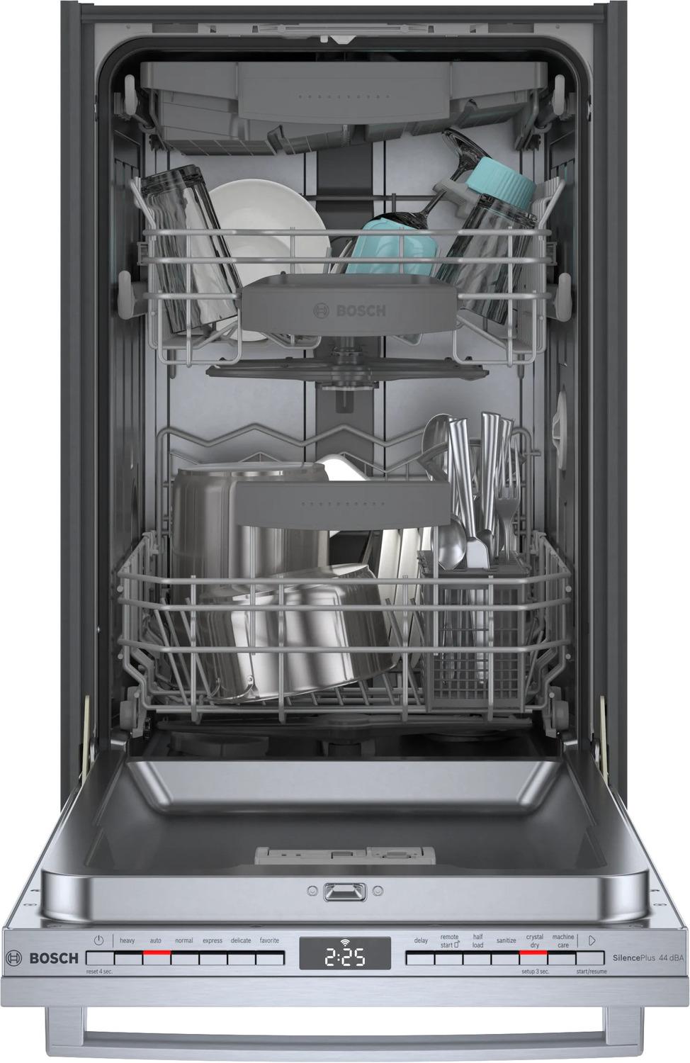 BOSCH SPX68C75UC Bosch 800 Series Dishwasher 17 3/4"" Stainless Steel Spx68c75uc