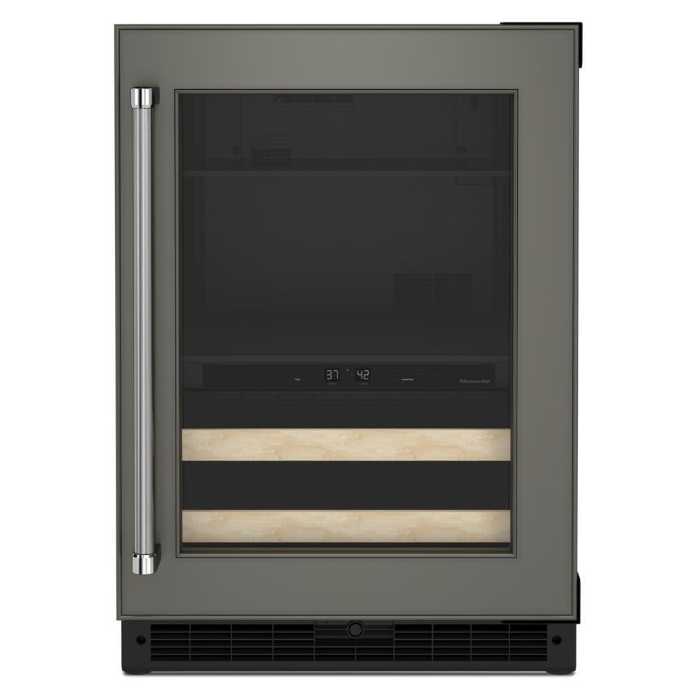 KITCHENAID KUBR214KPA 24"" Panel-ready Beverage Center With Wood-front Racks - Panel Ready Pa